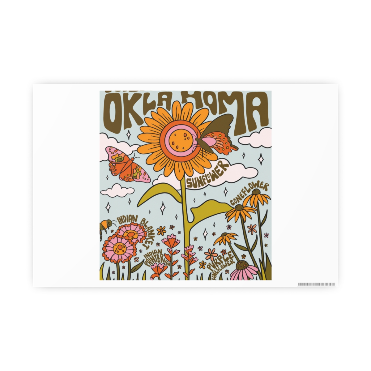 Oklahoma Wildflowers Posters | Ana Huang - alternate angle 1, merchandise
