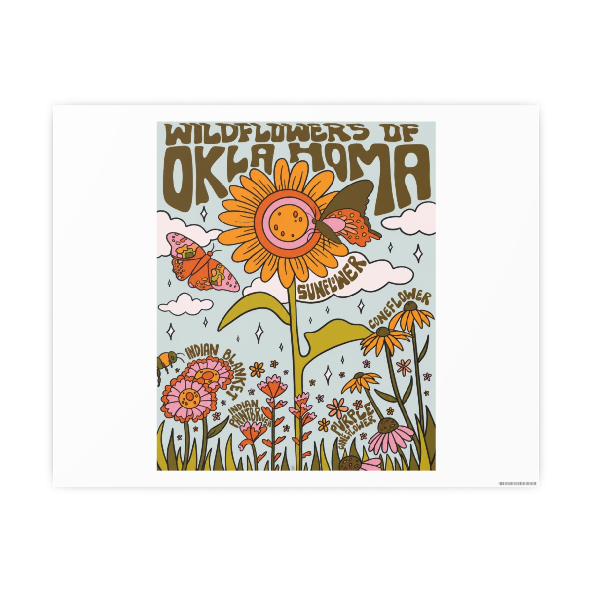 Oklahoma Wildflowers Posters | Ana Huang - alternate angle 4, merchandise