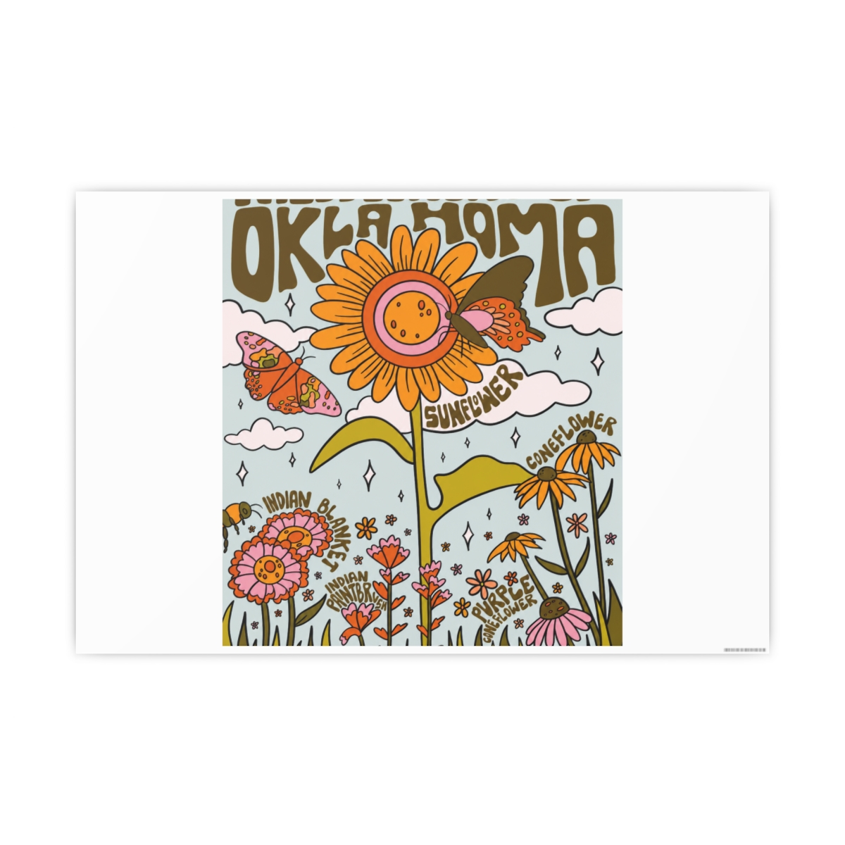 Oklahoma Wildflowers Posters | Ana Huang - alternate angle 5, merchandise