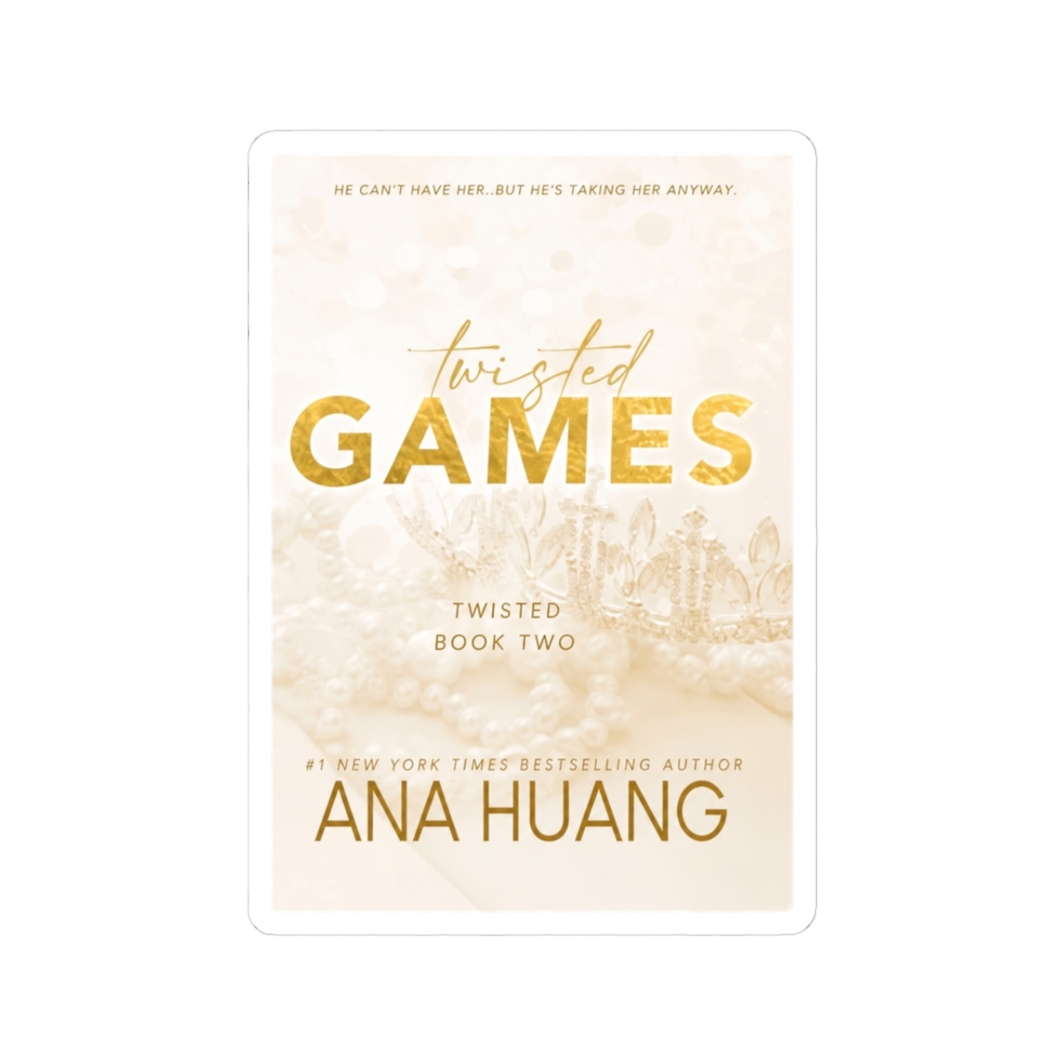 Twisted Games Ana Huang Book Sticker