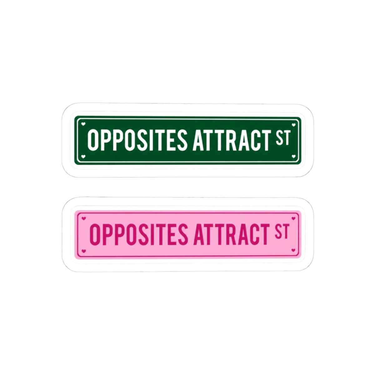 Opposites Attract Street | Pink Green Book Obsessed Aesthetic Lane Street Sign | Gifts for Readers | King of Pride | Twisted Love | Funny Story Emily Henry | Spicy Booktok | Kindle Reader Pack | Ana Huang
