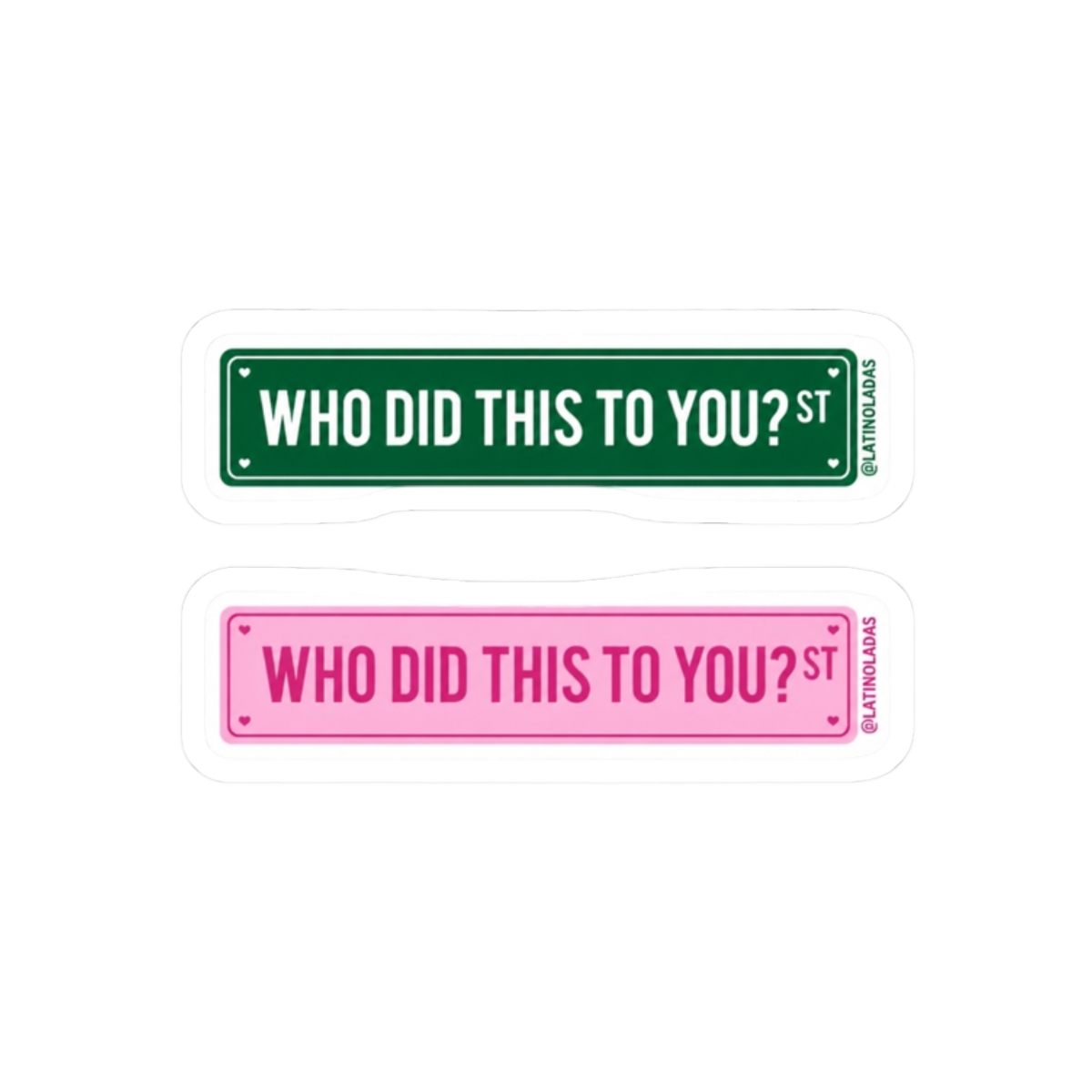 Who Did This To You Street | Pink Green Bookish Aesthetic Street Sign | Romantasy Reader | Acotar Sarah J Maas | Love Hypothesis Ali Hazelwood | Twisted Love Ana Huang | Romance Kindle Girlie Pack - alternate angle 3, merchandise