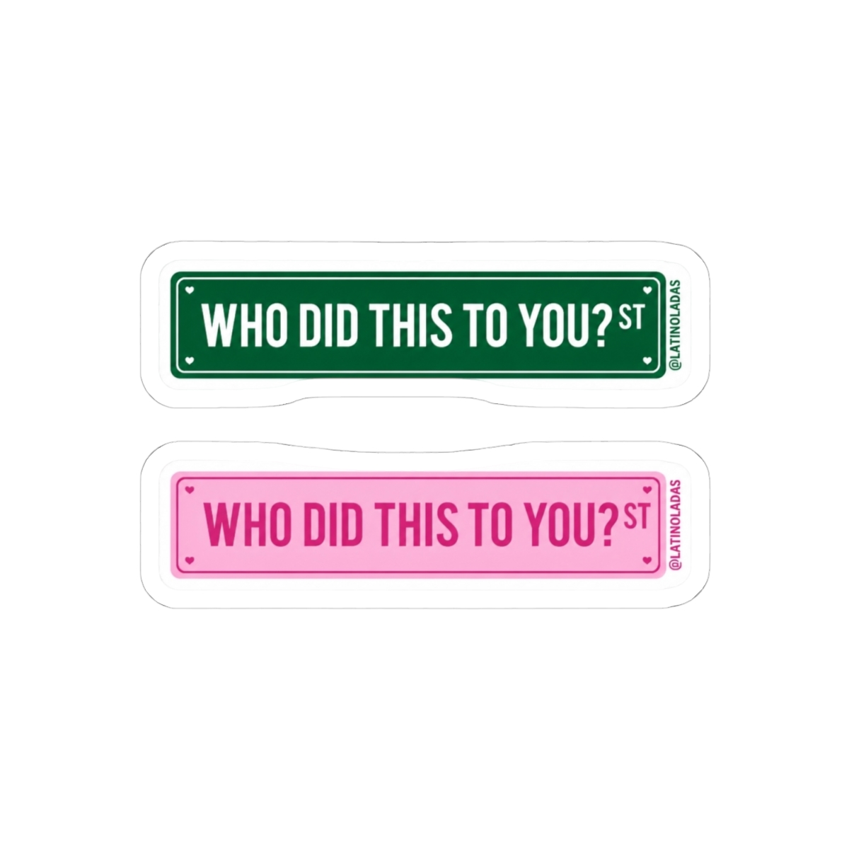 Who Did This To You Street | Pink Green Bookish Aesthetic Street Sign | Romantasy Reader | Acotar Sarah J Maas | Love Hypothesis Ali Hazelwood | Twisted Love Ana Huang | Romance Kindle Girlie Pack - alternate angle 1, merchandise