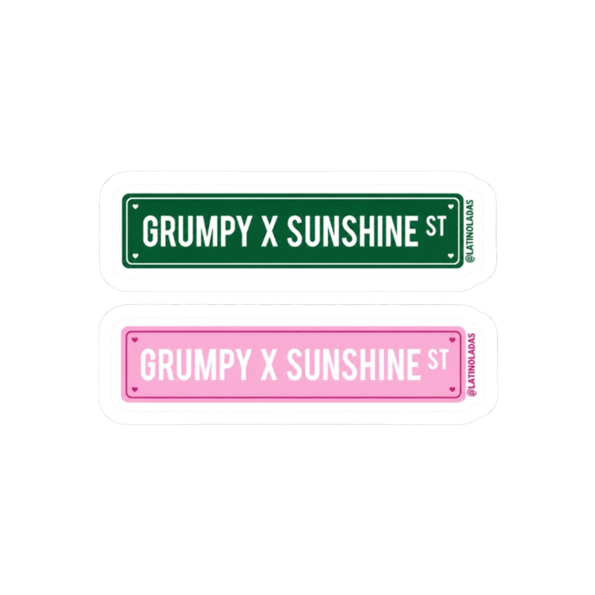 Grumpy Sunshine Street | Pink Green Bookisg Aesthetic Street Sign | Gifts for Kindle Addicts | Romance Reader | Emotional Support Kindle | Twisted Love | The Love Hypothesis | Kindle Girlie Pack | Ana Huang - alternate angle 3, merchandise