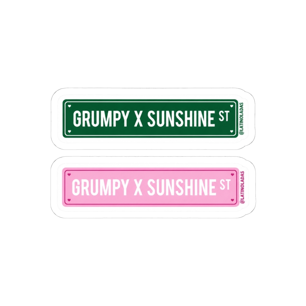 Grumpy Sunshine Street | Pink Green Bookisg Aesthetic Street Sign | Gifts for Kindle Addicts | Romance Reader | Emotional Support Kindle | Twisted Love | The Love Hypothesis | Kindle Girlie Pack | Ana Huang - alternate angle 1, merchandise