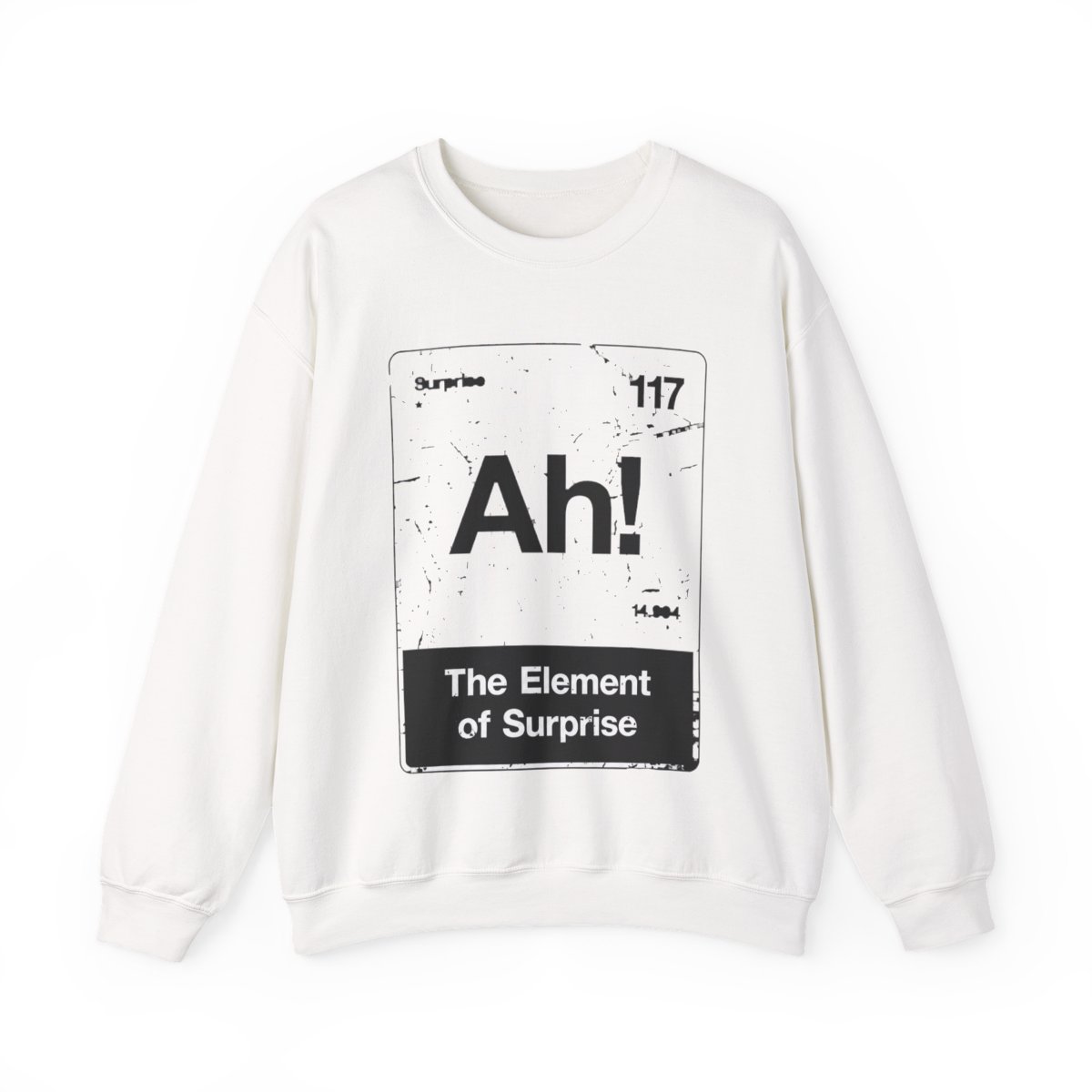 Ah! The Element of Surprise Aged Texture Crewneck | Ana Huang