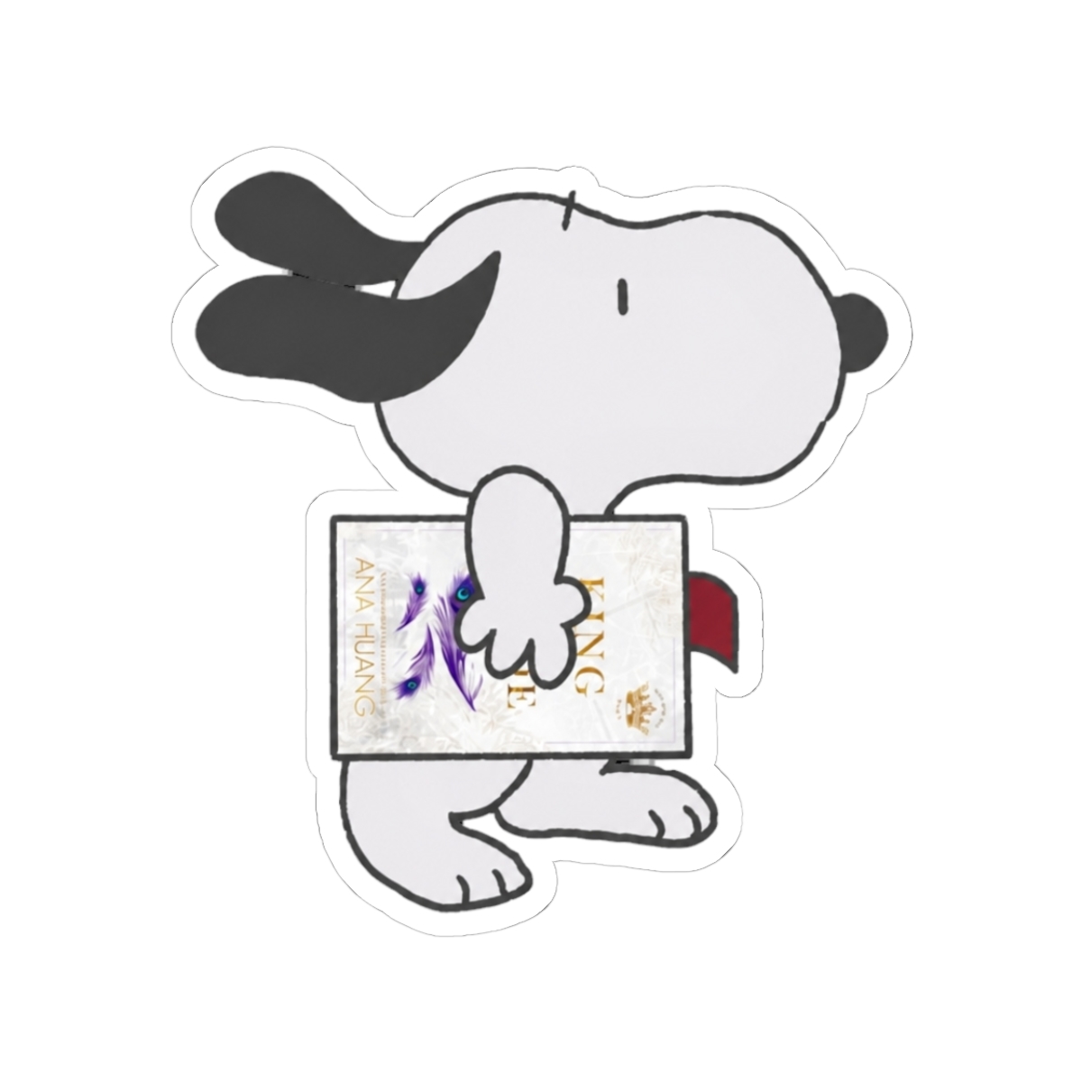 snoopy reading king of pride | Ana Huang - Ana Huang official Creator merch