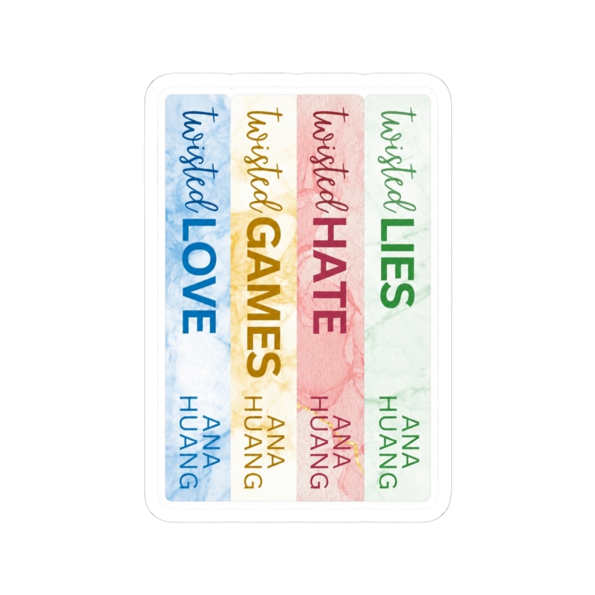 Twisted Series Book Stack Sticker | Ana Huang